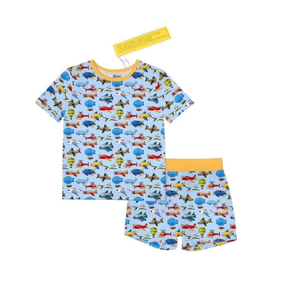 NWT Bamboo Two Piece Set "Things That Fly"